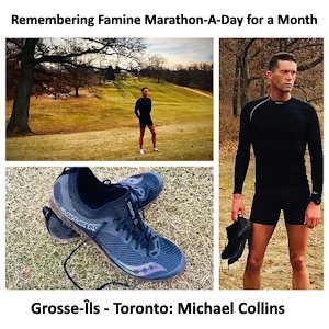 Michael Collins: my marathon a day, for a month, to honour Irish emigrants