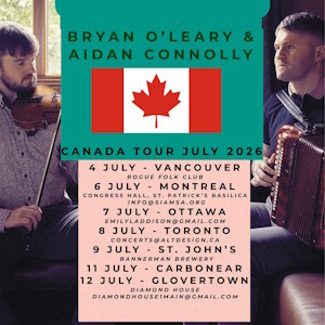 Connolly & O'Leary Canadian Tour