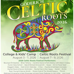 Goderich Celtic Roots 2026 - Cheryl Prashker: Artistic Director